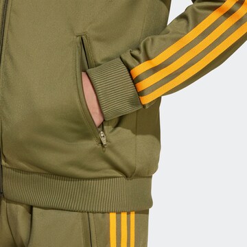 ADIDAS ORIGINALS Zip-Up Hoodie 'Adicolor Firebird' in Green