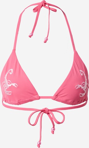 Triangle Hauts de bikini 'Katja' VIERVIER en rose : devant