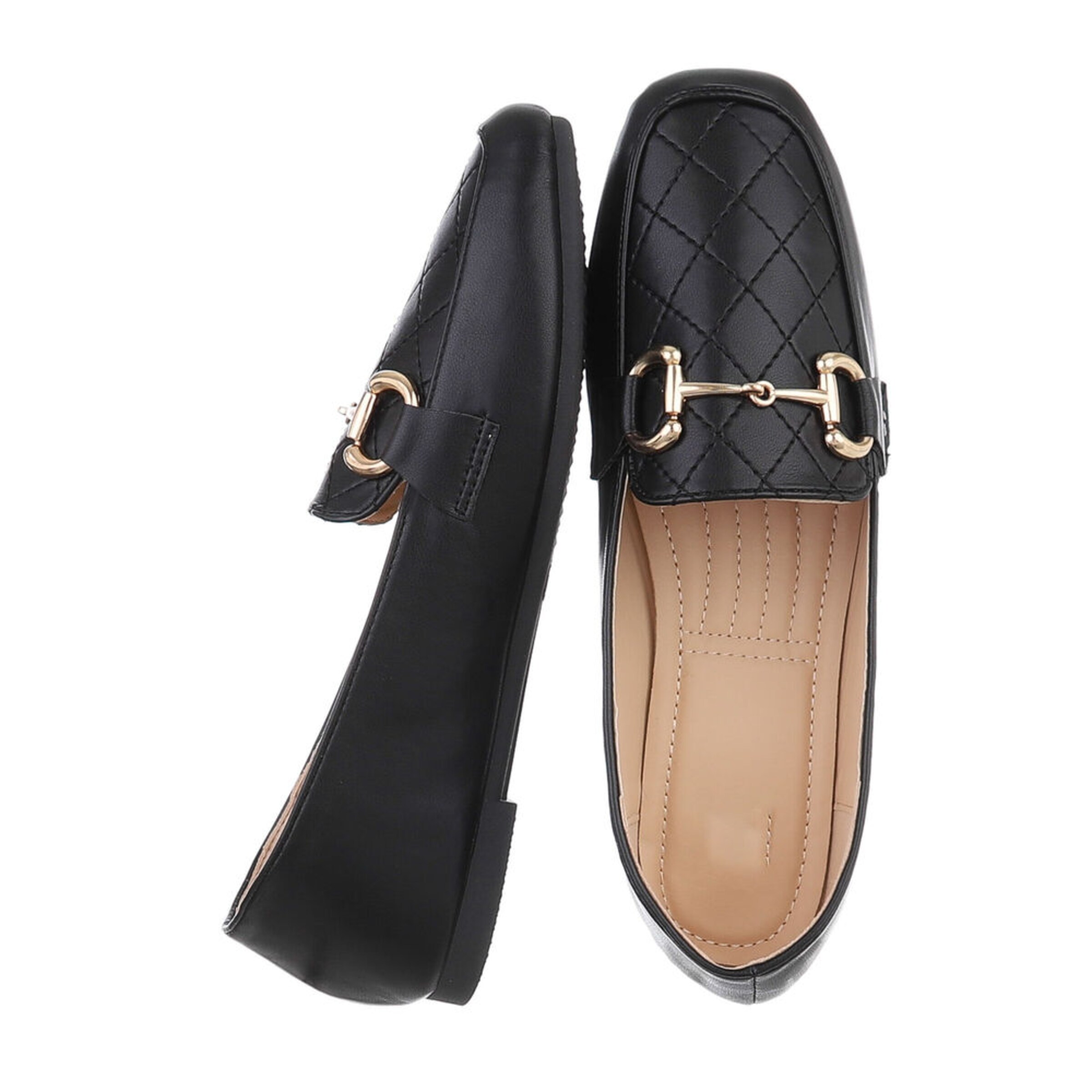Ital-Design Classic Flats in Black