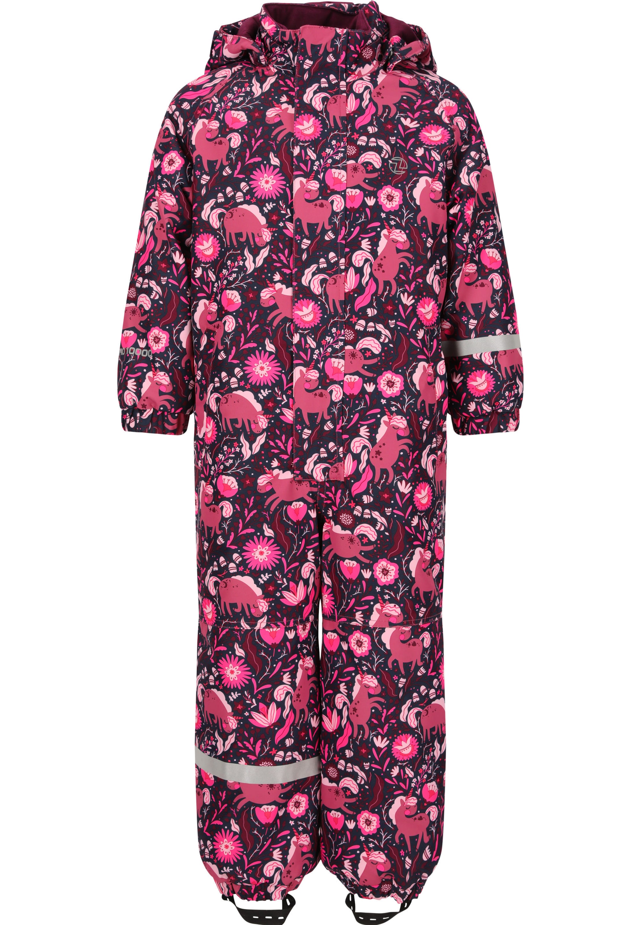 ZigZag Schneeanzug 'Tower' in Pink: Vorderseite