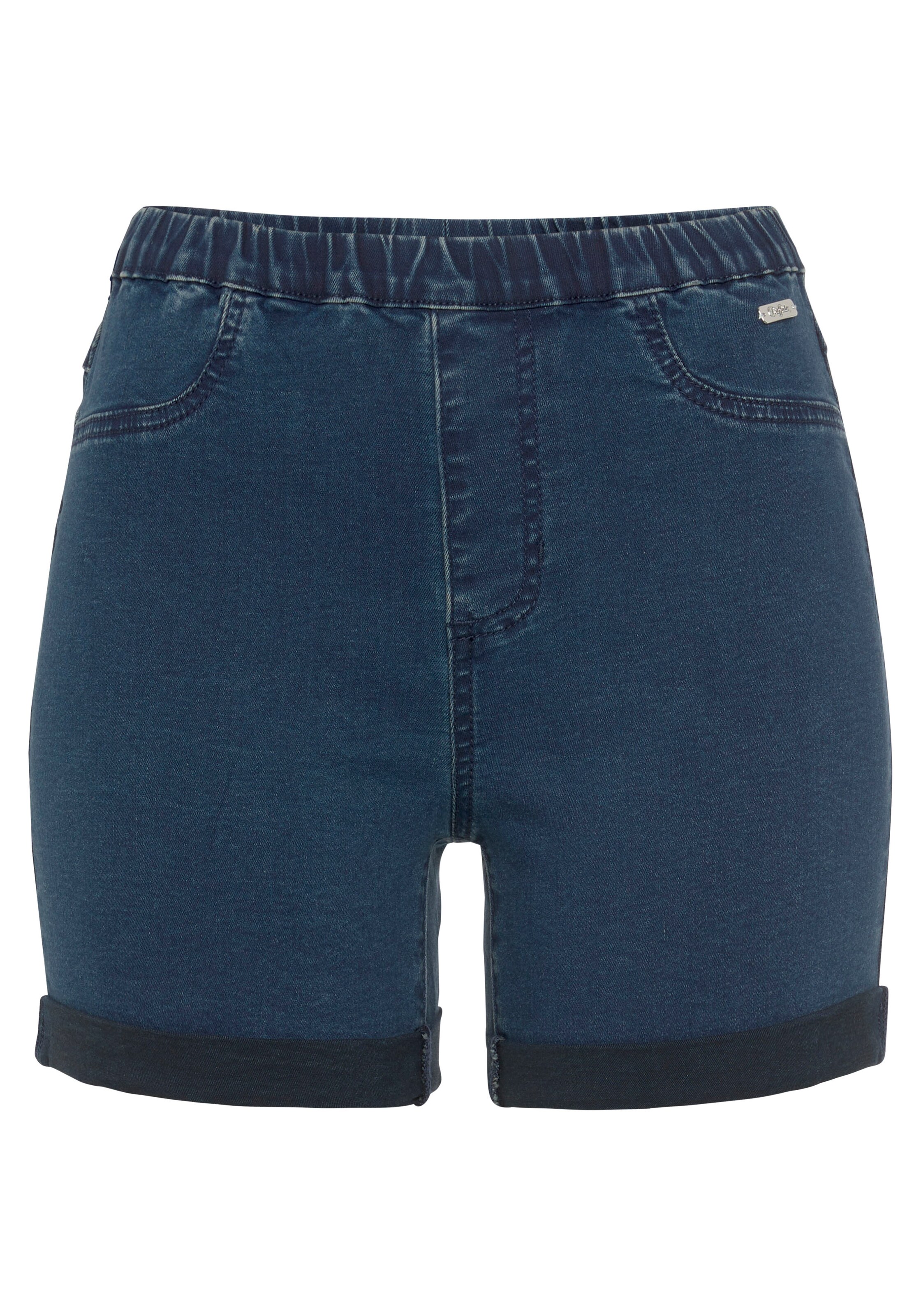 BUFFALO Slimfit Shorts in Blau: Vorderseite
