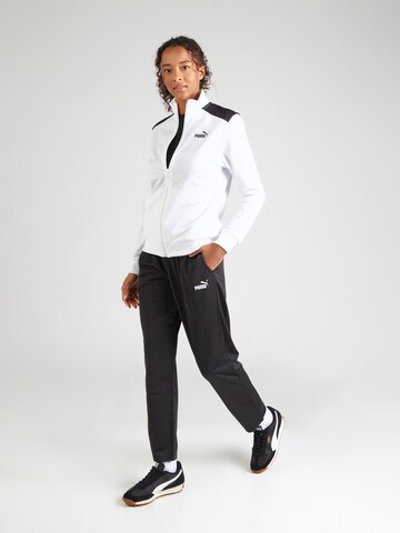 PUMA Tracksuit in White: front