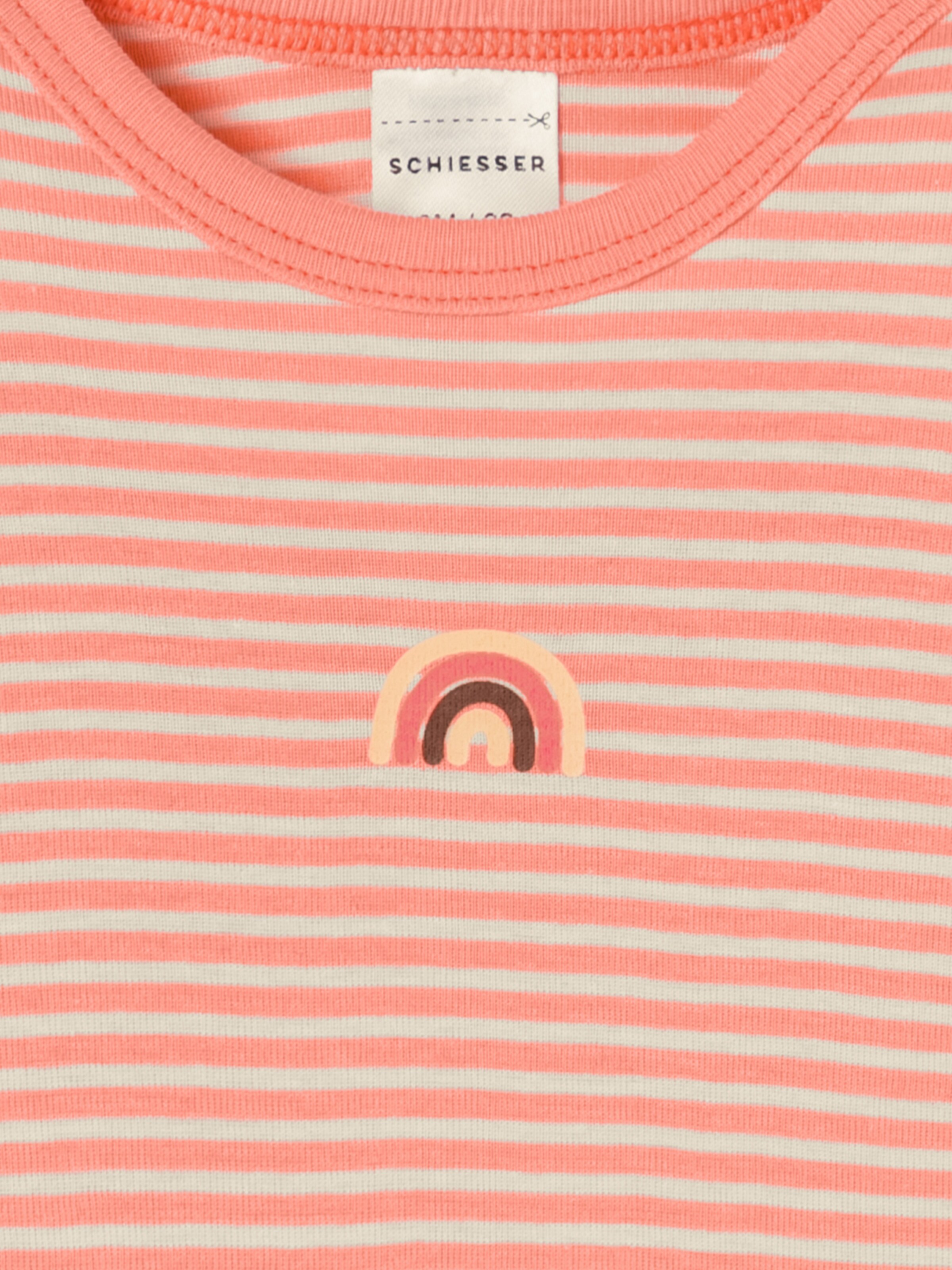 SCHIESSER Romper/bodysuit ' Nature Love ' in Orange