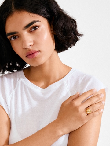 Pilgrim Ring 'Air' in Gold: Vorderseite
