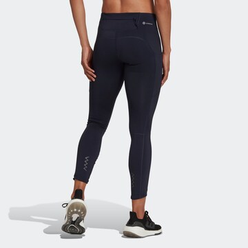 ADIDAS SPORTSWEAR Skinny Workout Pants 'Fast Impact' in Blue