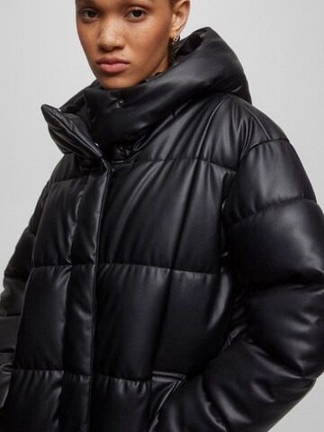 Pull&Bear Winter coat in Black