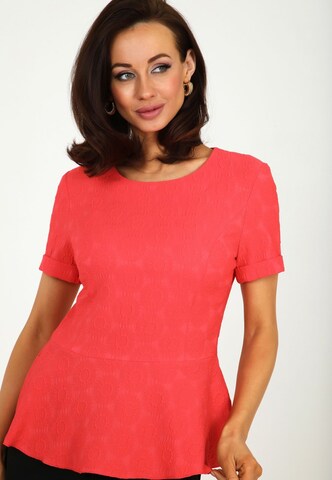 Awesome Apparel Blouse in Orange
