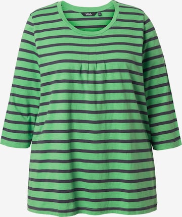 T-shirt Ulla Popken en vert : devant