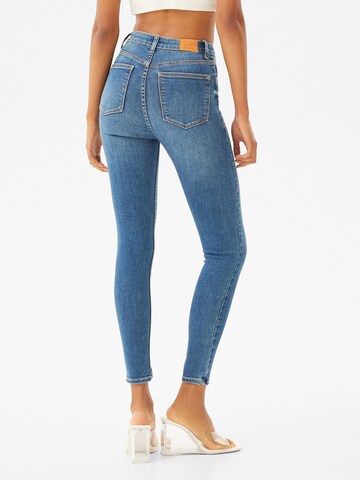 Bershka Skinny Farmer - kék