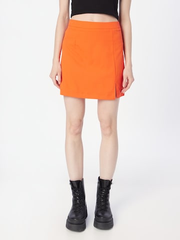 PIECES Skirt 'THELMA' in Orange: front