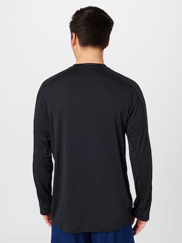 ADIDAS PERFORMANCE Функционална тениска 'Workout Pu Print' в черно