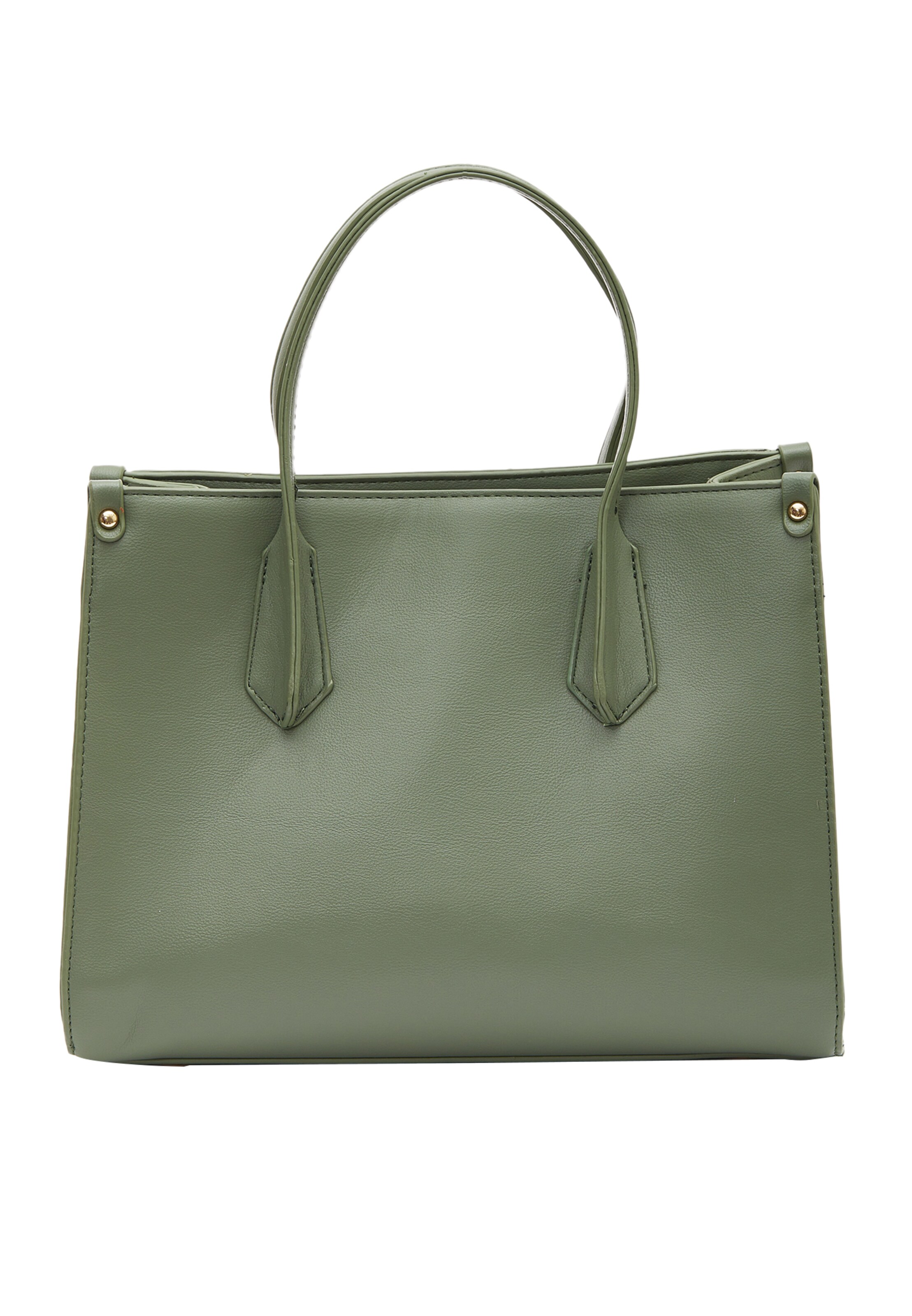 Usha Handtas in Groen: voorkant