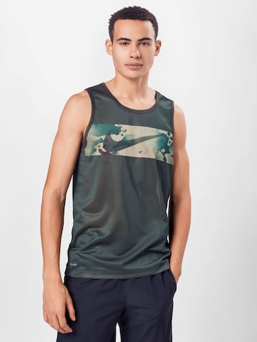 NIKE Performance shirt 'Legend' in Green: front