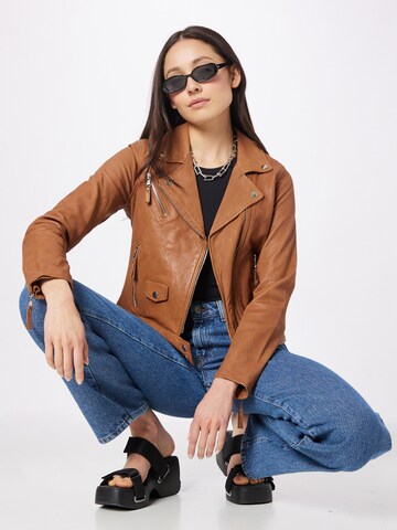 BE EDGY Between-Season Jacket 'Janice' in Brown