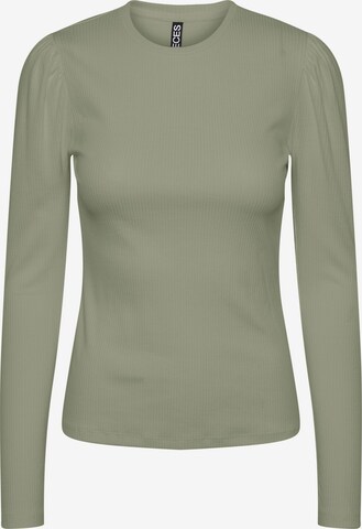 PIECES Shirt 'RUKA' in Green: front