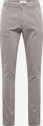 JACK & JONES Chino trousers 'MARCO FRED' in Grey: front