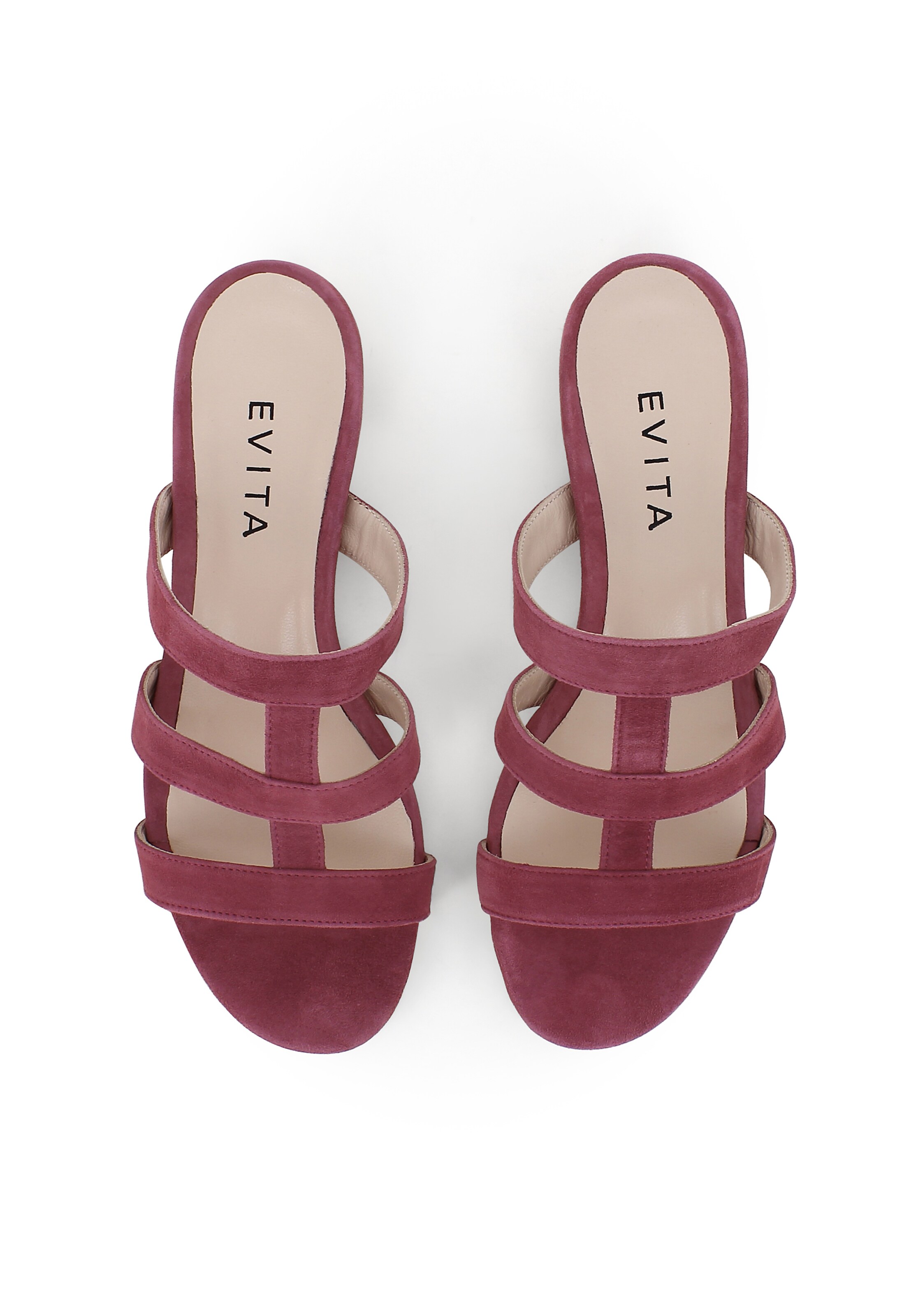 EVITA Muiltjes 'SALVINA' in Rood