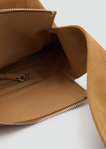 MANGO Shopper 'Piramide' in Brown