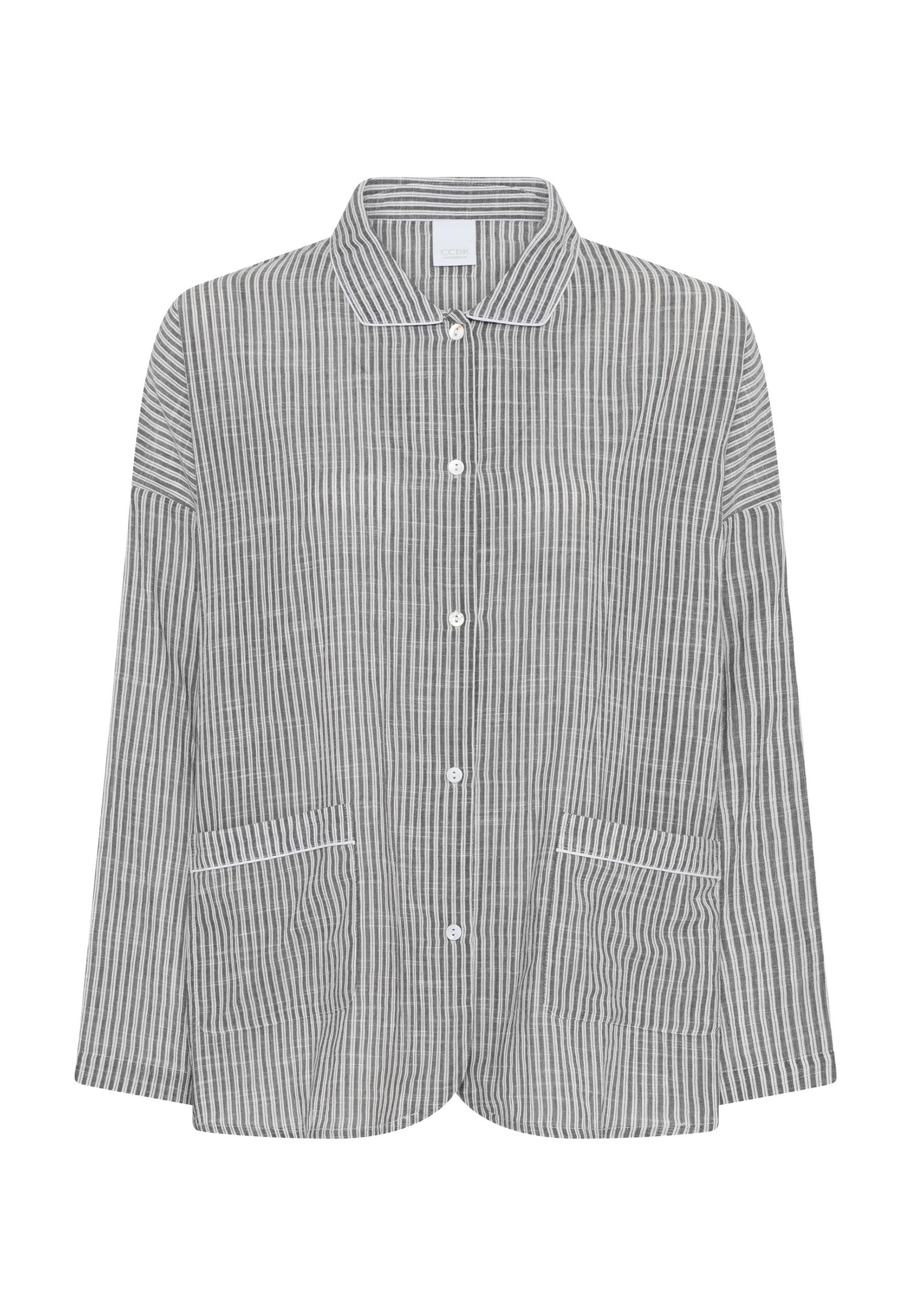 CC DK - Camisa de pijama 'Amanda' em cinzento: frente