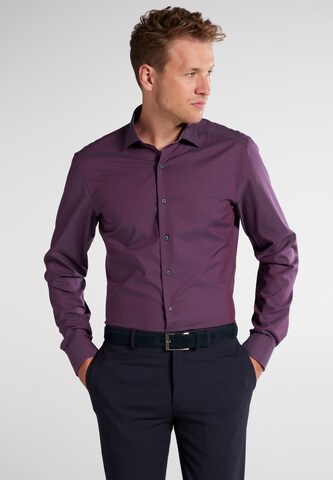 ETERNA Slim fit Business Shirt in Purple: front