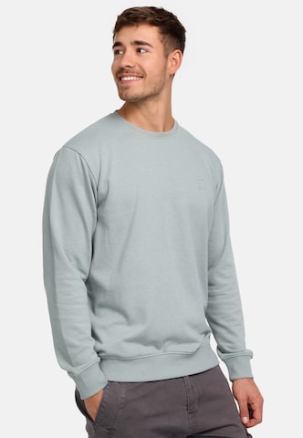 INDICODE JEANS Sweatshirt 'Holt' in Grijs: voorkant