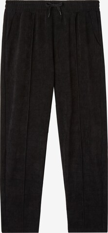 INTIMISSIMI Regular Pleat-Front Pants in Black: front
