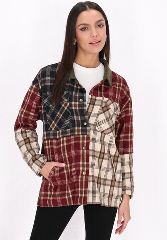 Veste mi-saison myMo ROCKS en rouge : devant