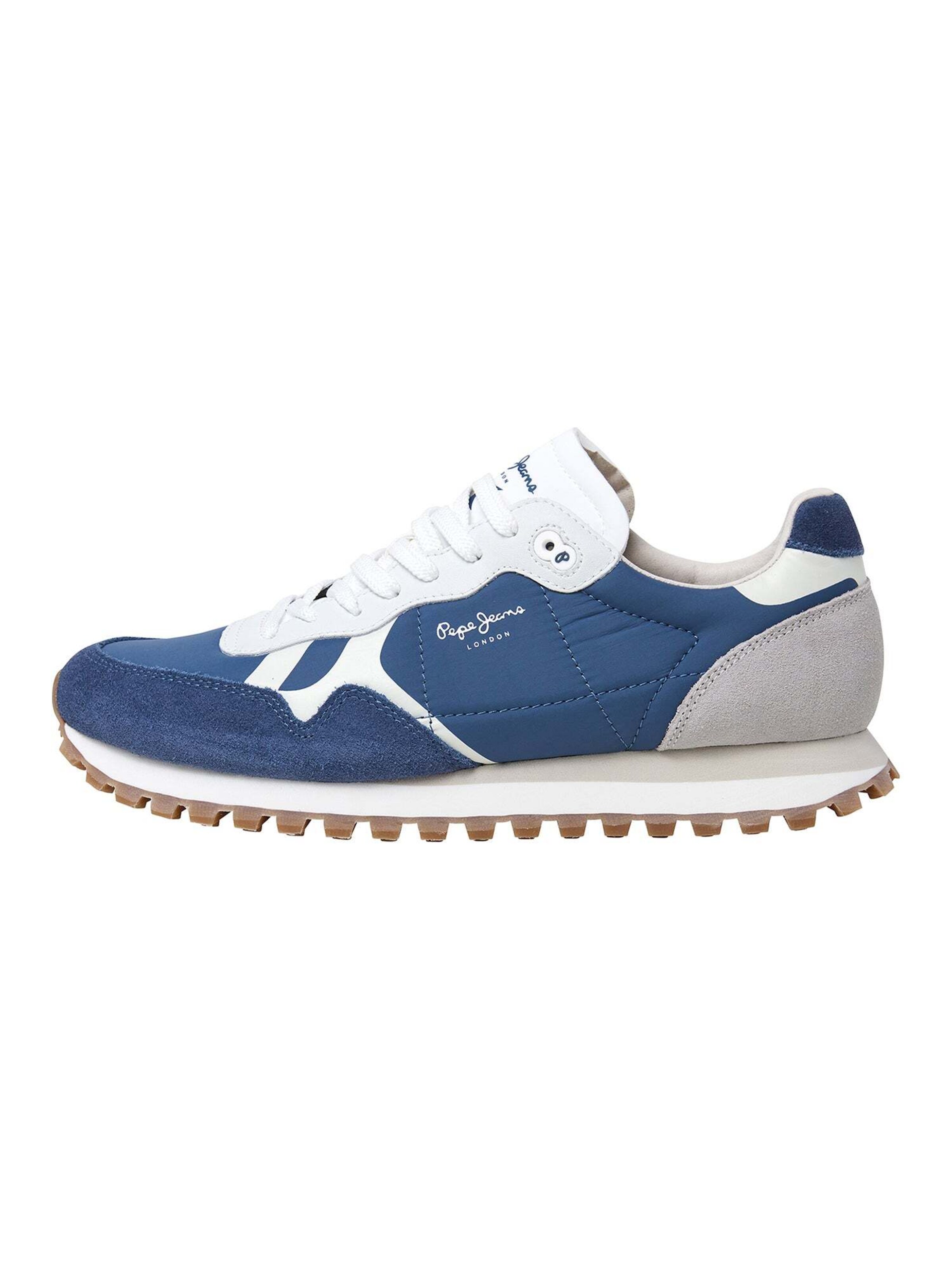 Pepe Jeans Sneaker  'Brit-On Master' in Blau: Vorderseite