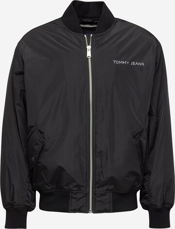 Veste mi-saison Tommy Jeans en noir : devant