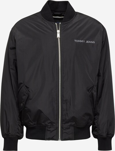 Tommy Jeans Starpsezonu jaka, krāsa - pelēks / melns, Preces skats