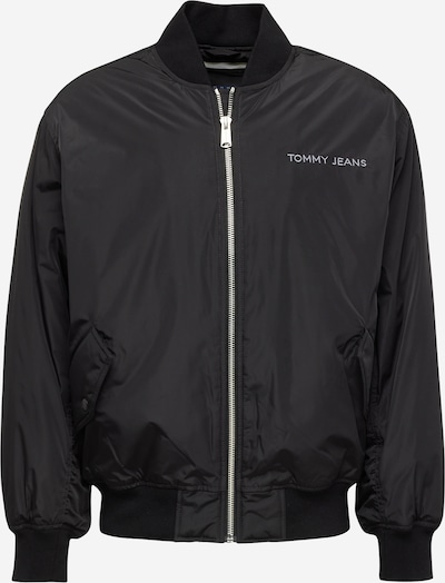 Tommy Jeans Veste mi-saison en gris / noir, Vue avec produit