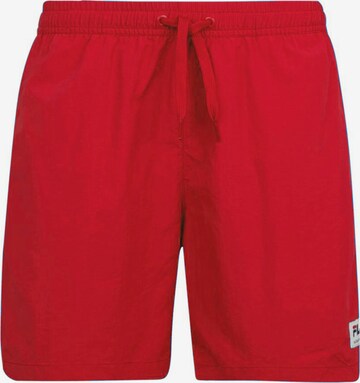 FILA Badeshorts in Rot: predná strana