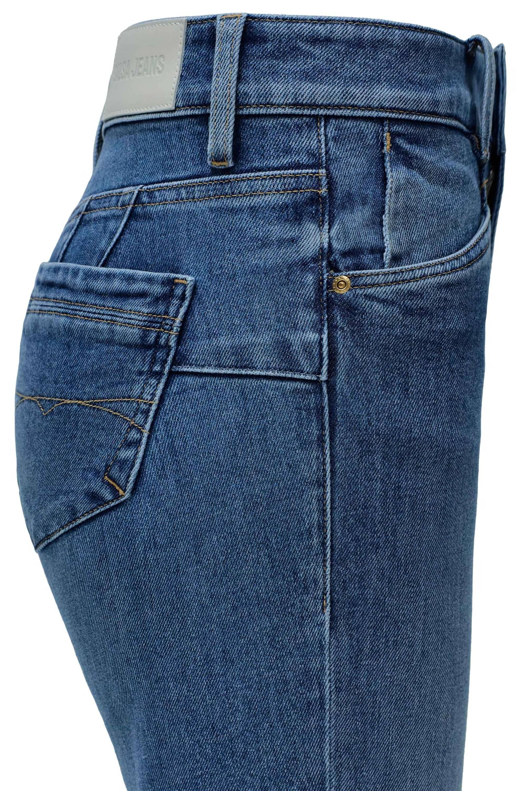 Skinny Jean 'Wonder' Salsa Jeans en bleu