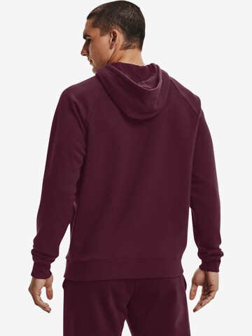 UNDER ARMOUR Regular Fit Sportsweatshirt 'Rival' in Rot