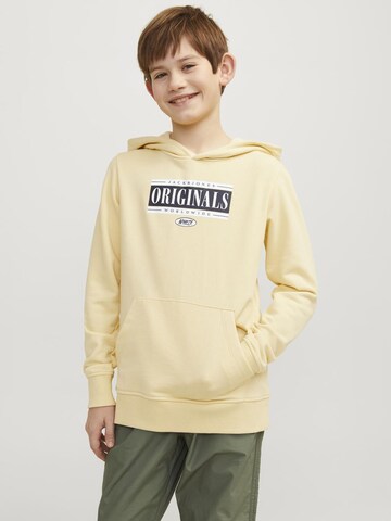 Jack & Jones Junior Sweatshirt in Yellow: front