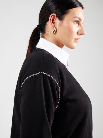 Vero Moda Curve Sweatshirt 'VMCDAISY' in Black