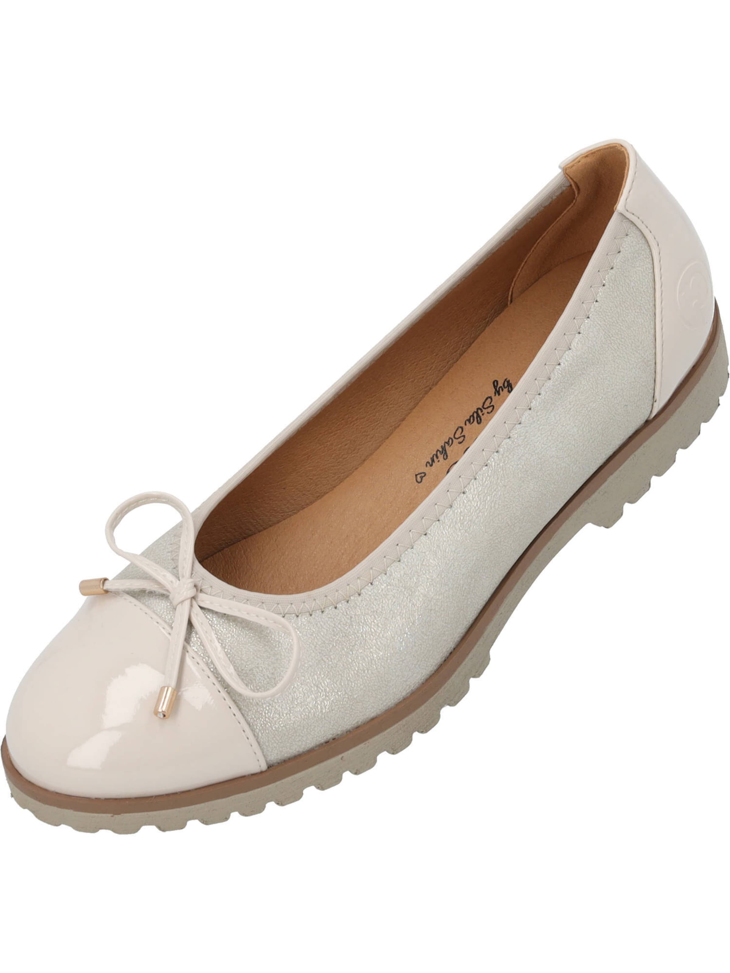 Palado by Sila Sahin Ballerina 'Eralos' in Beige: voorkant