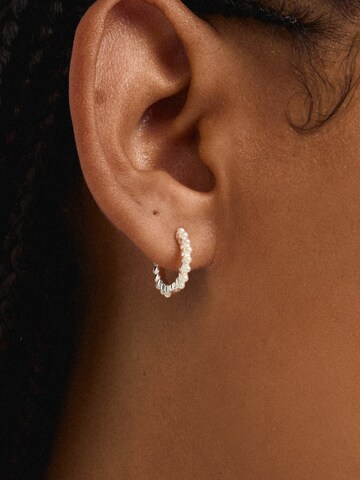 Pilgrim Earrings 'Kalia' in Silver: front