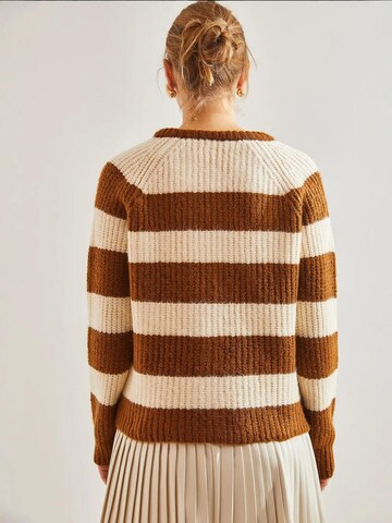 Bianco Lucci Strickjacke in Braun