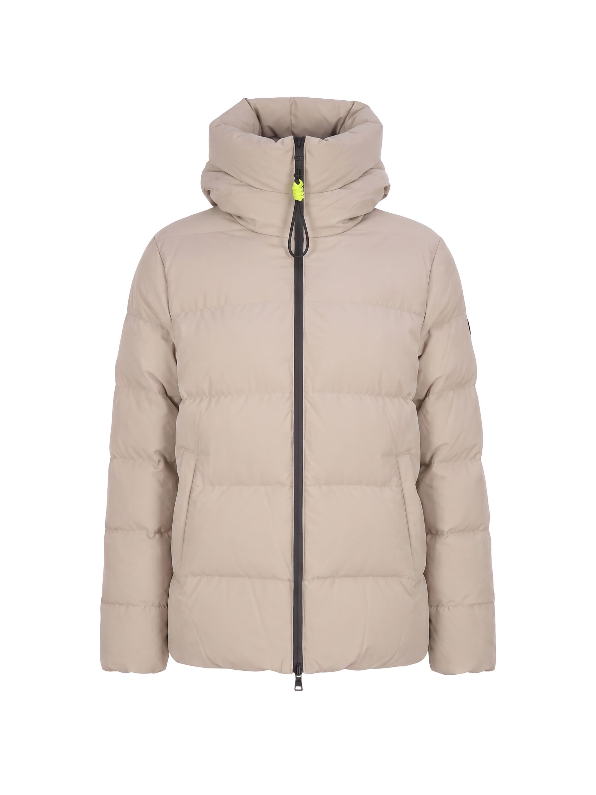 No. 1 Como Winter Jacket in Grey: front