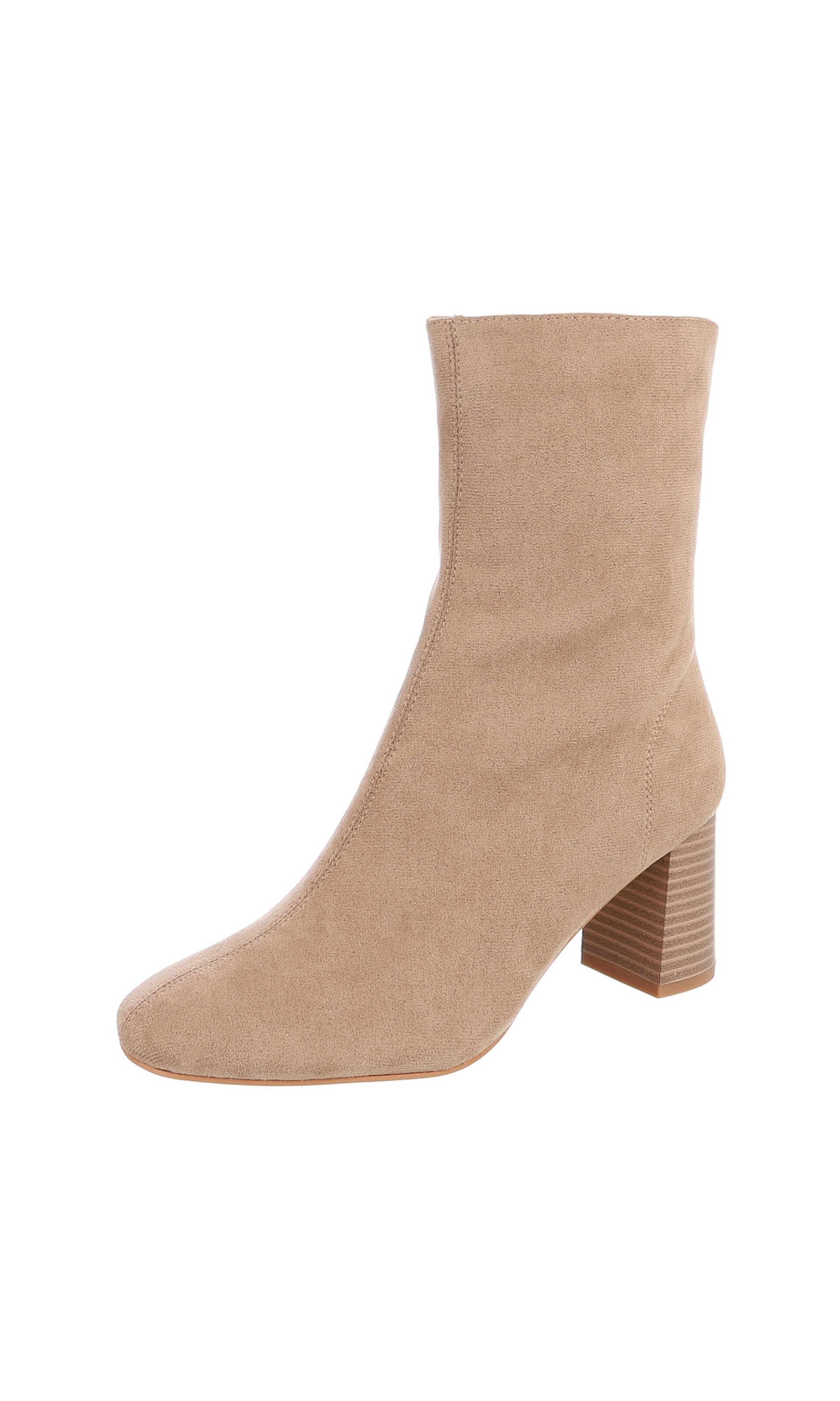 Ital-Design Stiefelette in Braun: Vorderseite