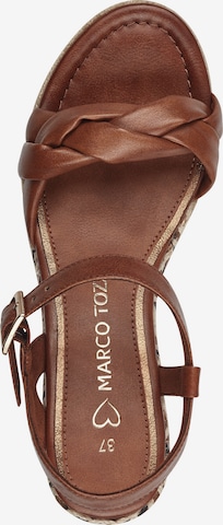 MARCO TOZZI Sandals in Brown