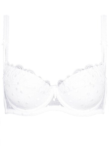 SUSA Bra 'SUSA Dirndl BH Wiesn Zauber' in White: front