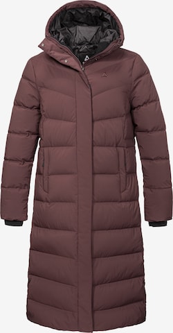 Manteau outdoor Schöffel en violet : devant