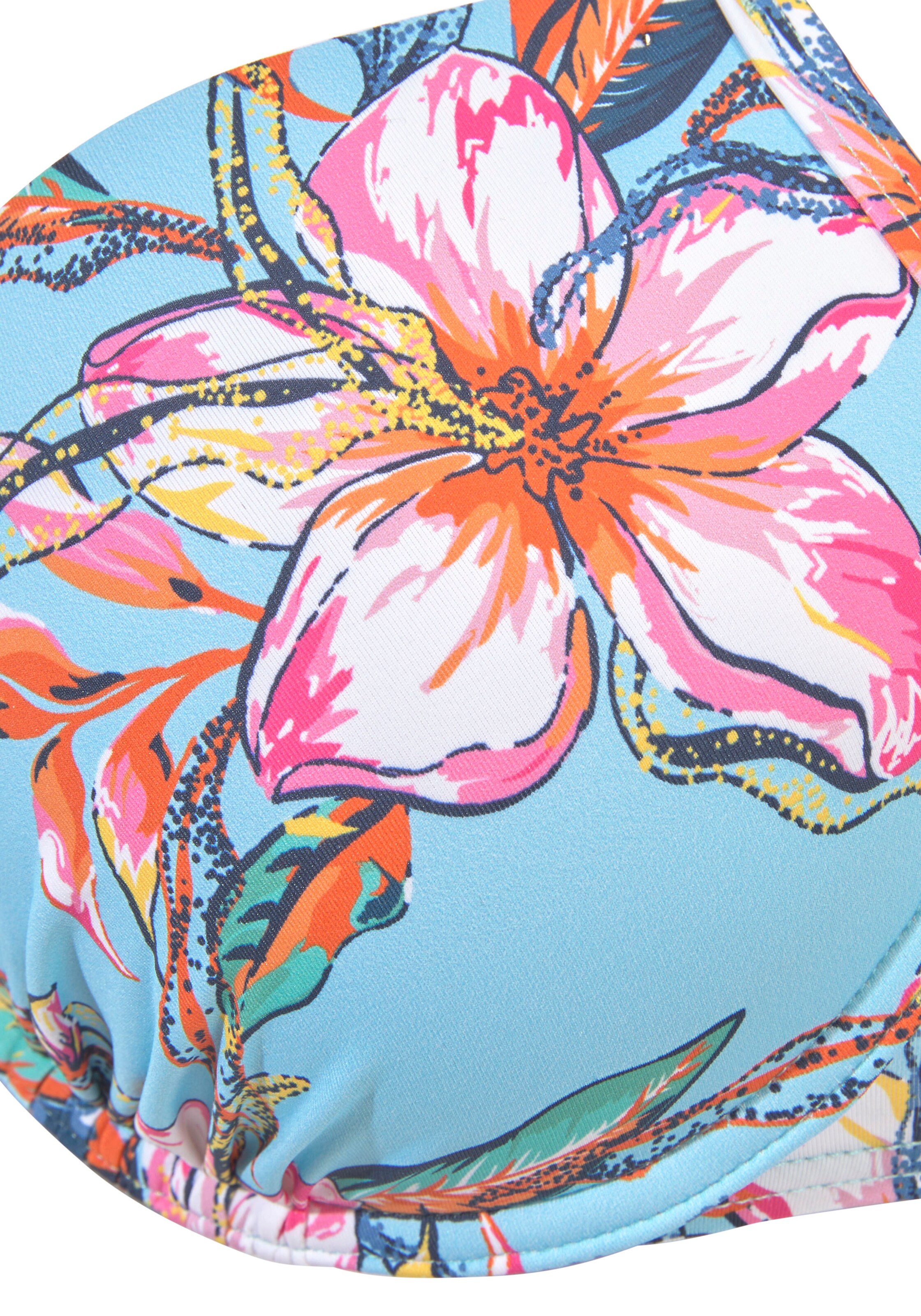 LASCANA Push-up Τοπ μπικίνι 'Malia' σε μπλε