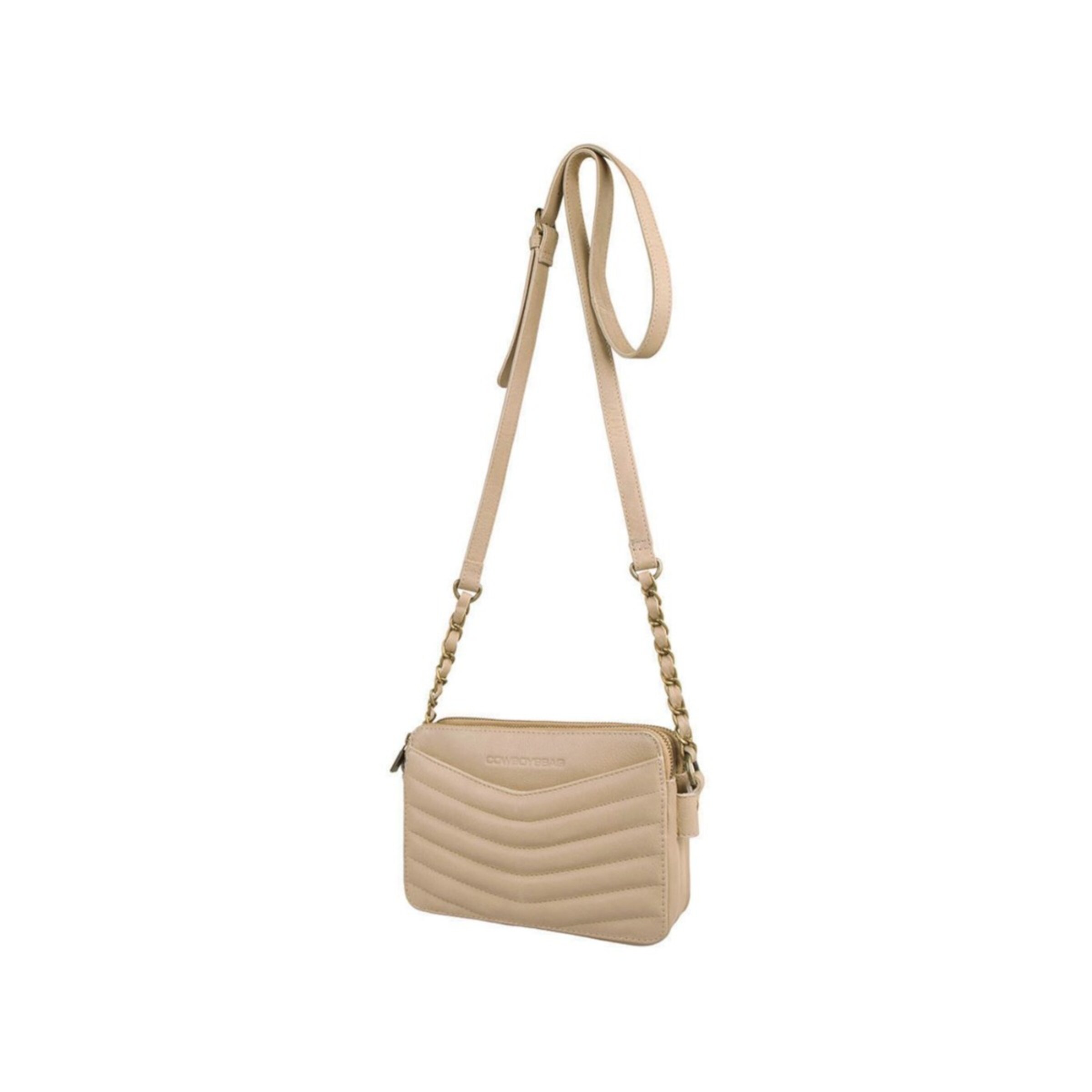 Cowboysbag Crossbody bag 'Quilty Pleasure' in Beige
