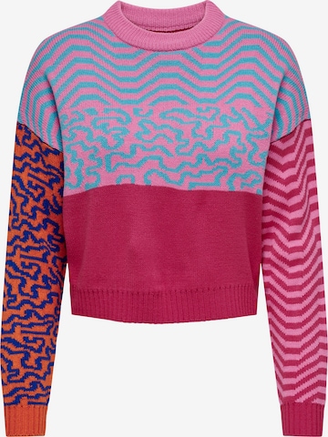 ONLY Sweater 'ADORA' in Pink: front