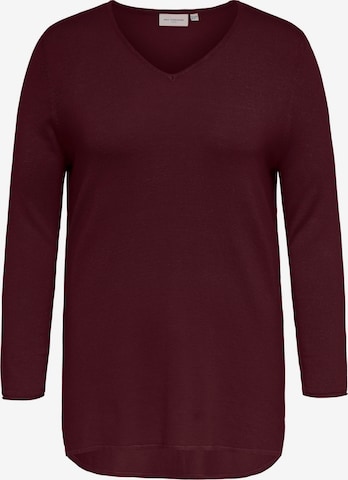 ONLY Carmakoma Pullover 'Marrys' i rød: forside