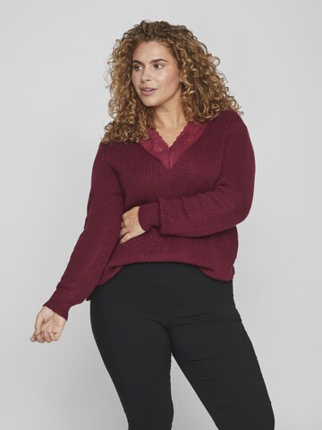 Pull-over EVOKED en violet : devant