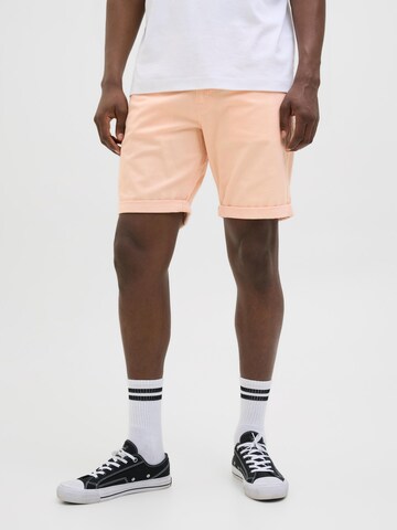 JACK & JONES regular Jeans 'JJRick' i orange: forside
